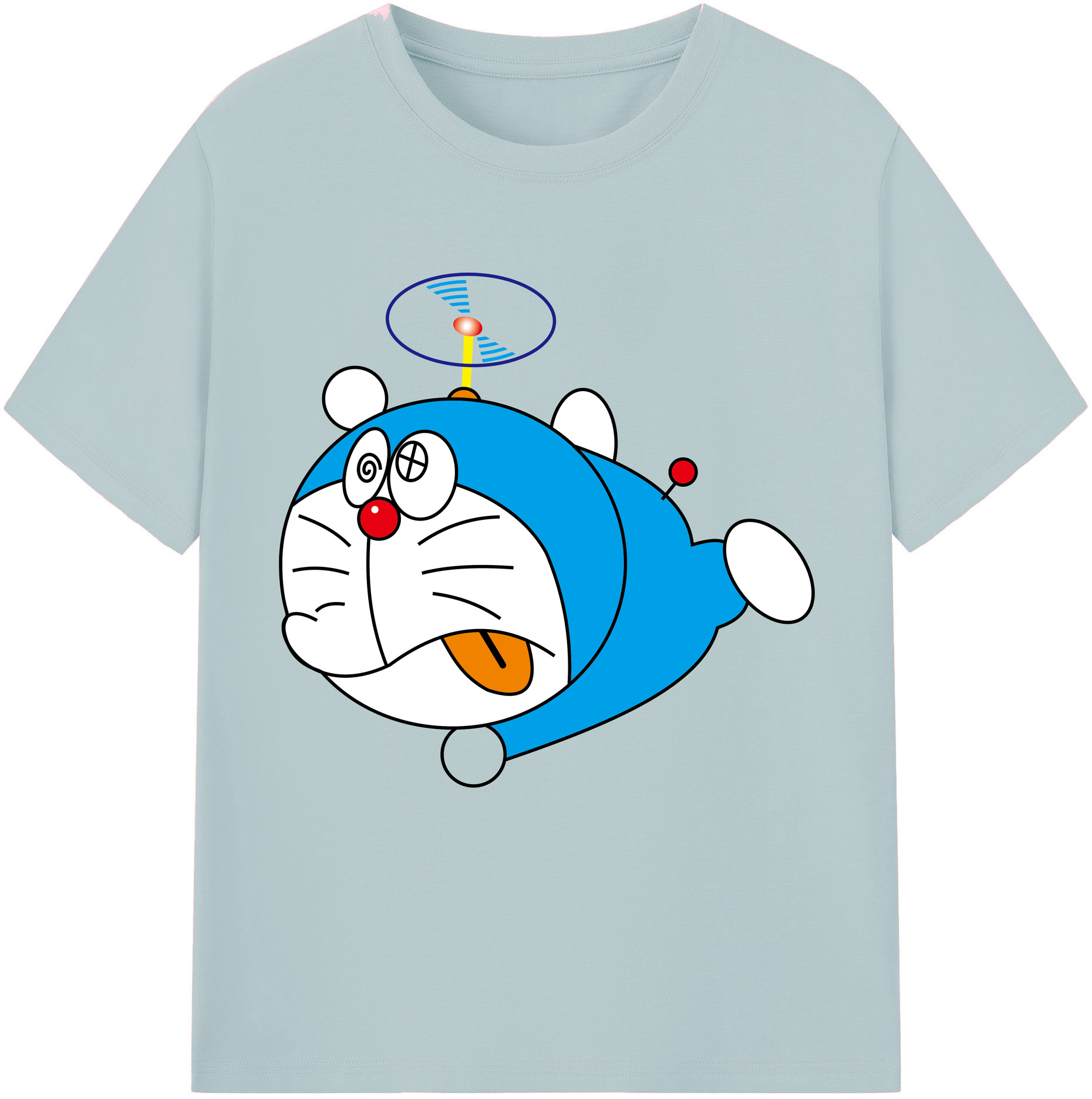 （画像用） ドラえもん Doraemon 綿100％半袖Tシャツ（フロントプリント）